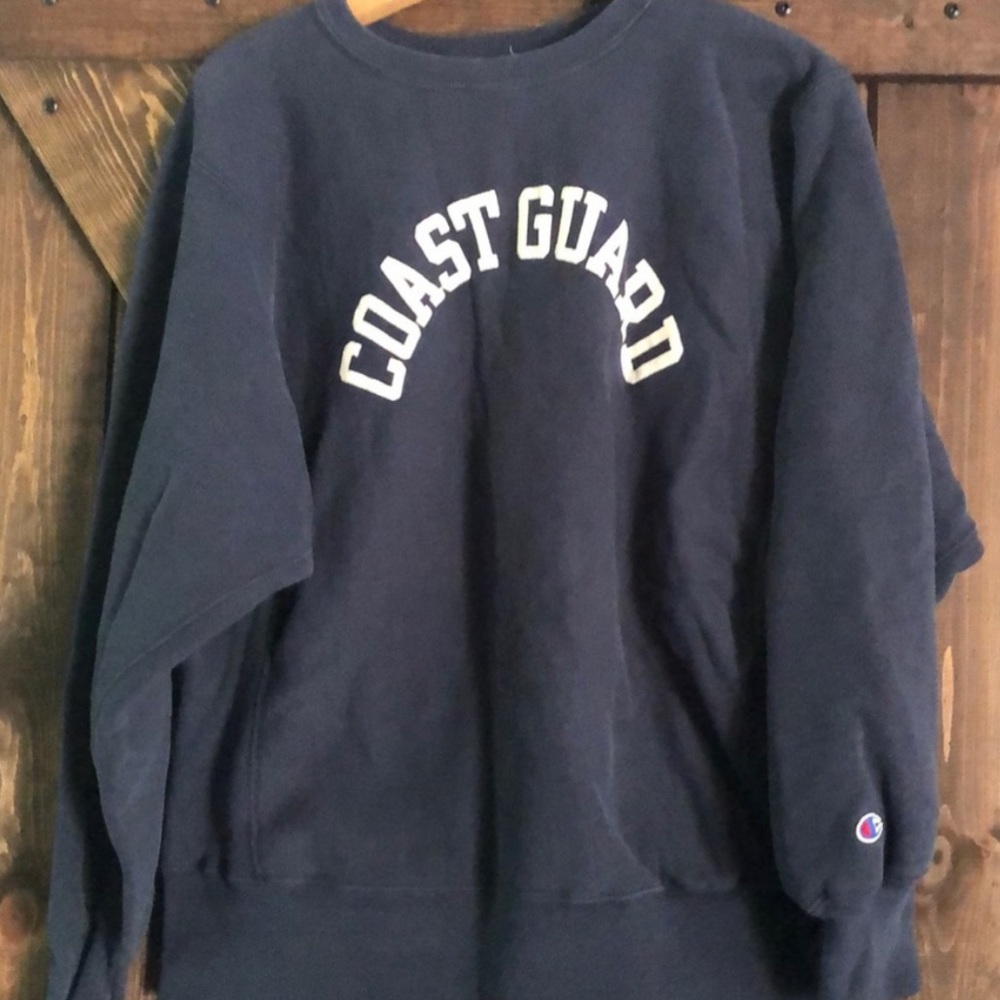 ISO US Coast Guard Champion Reverse Weave Sweatshirt
